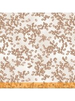 Windham Fabrics Coffee Connoisseur - Coffee Beans - Cream - Coupon - 85 cm x 110 cm