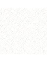 Poppie Cotton Country Confetti - Pale Moon - White - Coupon - 85 cm x 110 cm