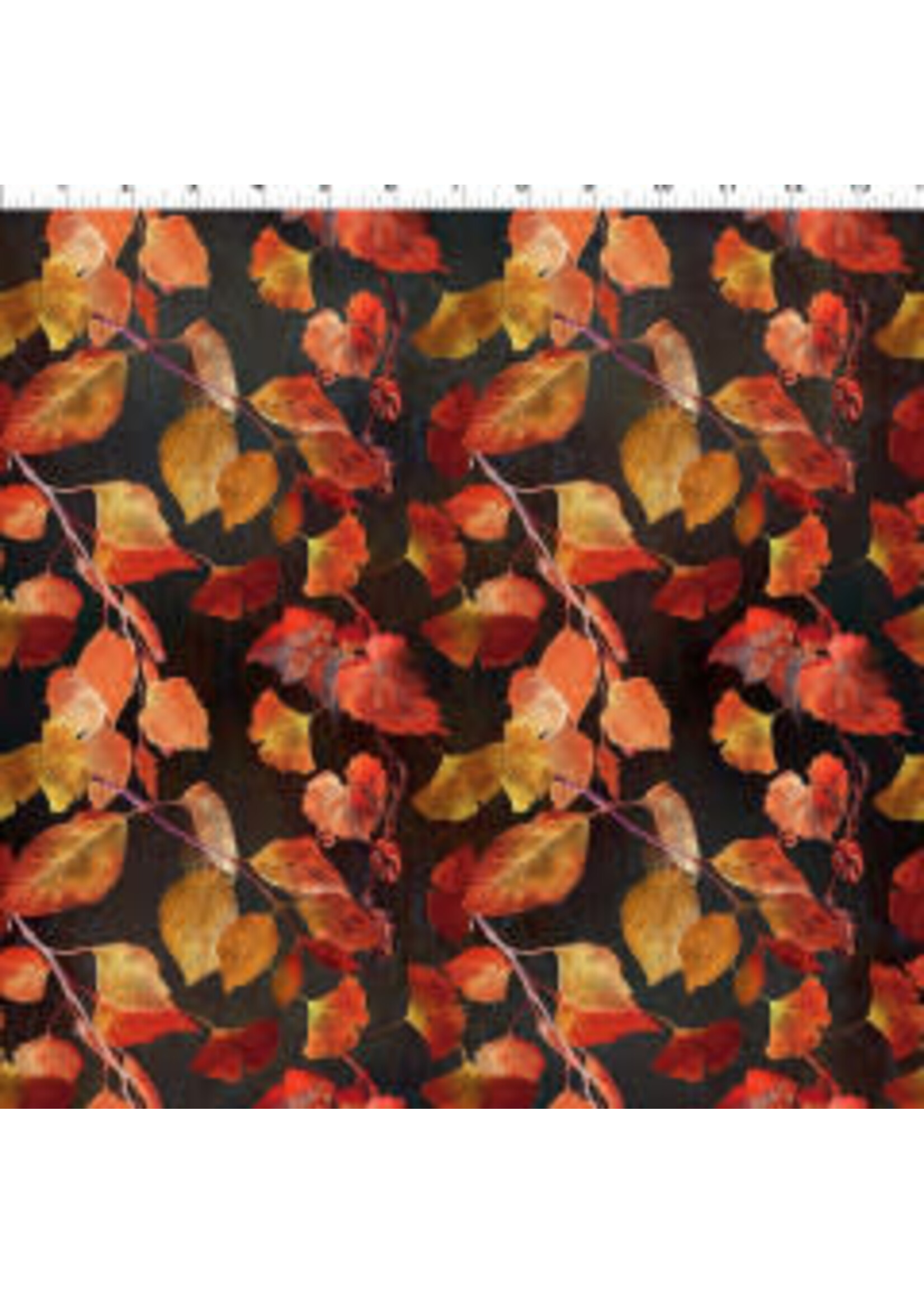 In The Beginning Reflections of Autumn II - Ginko - 21RA1 - Coupon - 90 cm x 110 cm