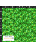 Stof Fabrics Quilting Rainbow - Ginkgo - Green - Coupon - 85 cm x 110 cm