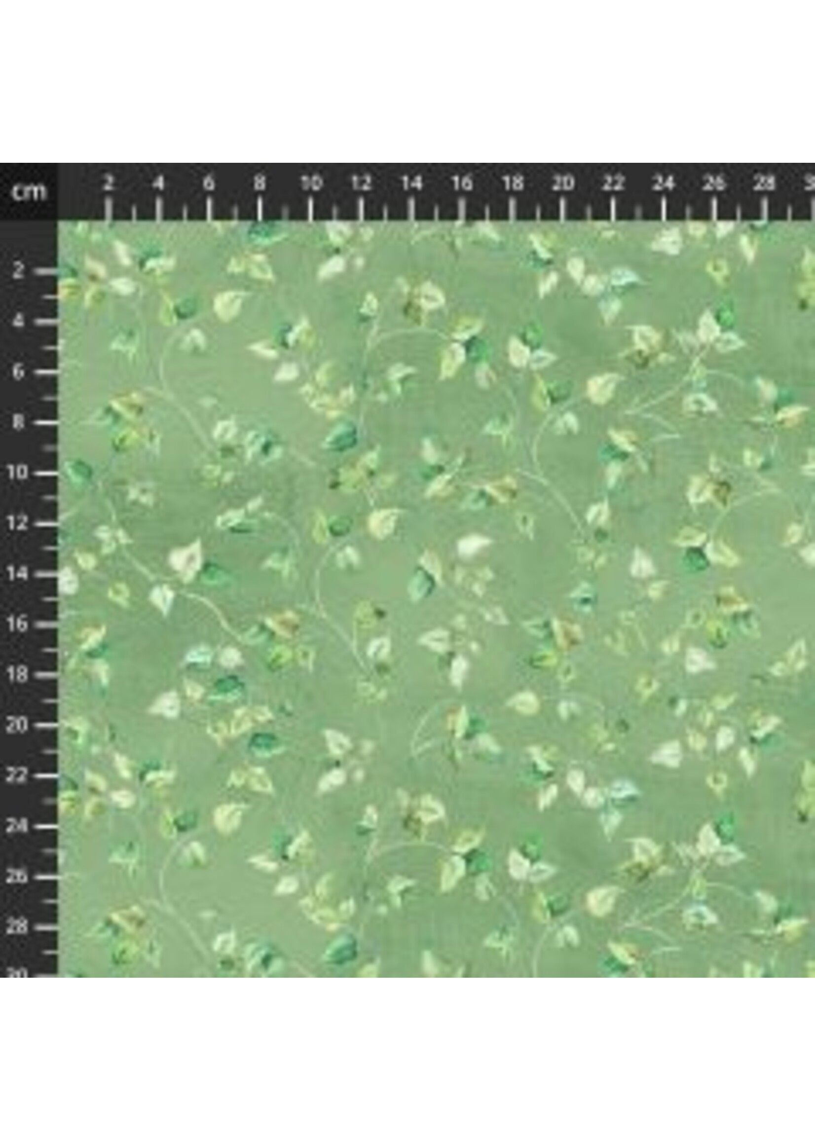 Stof Fabrics Butterfly Collector - Green - Coupon - 90 cm x 110 cm