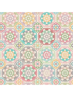 Riley Blake Designs Lori Holt - Chuncky Thread - Multi - Coupon - 70 cm x 275 cm