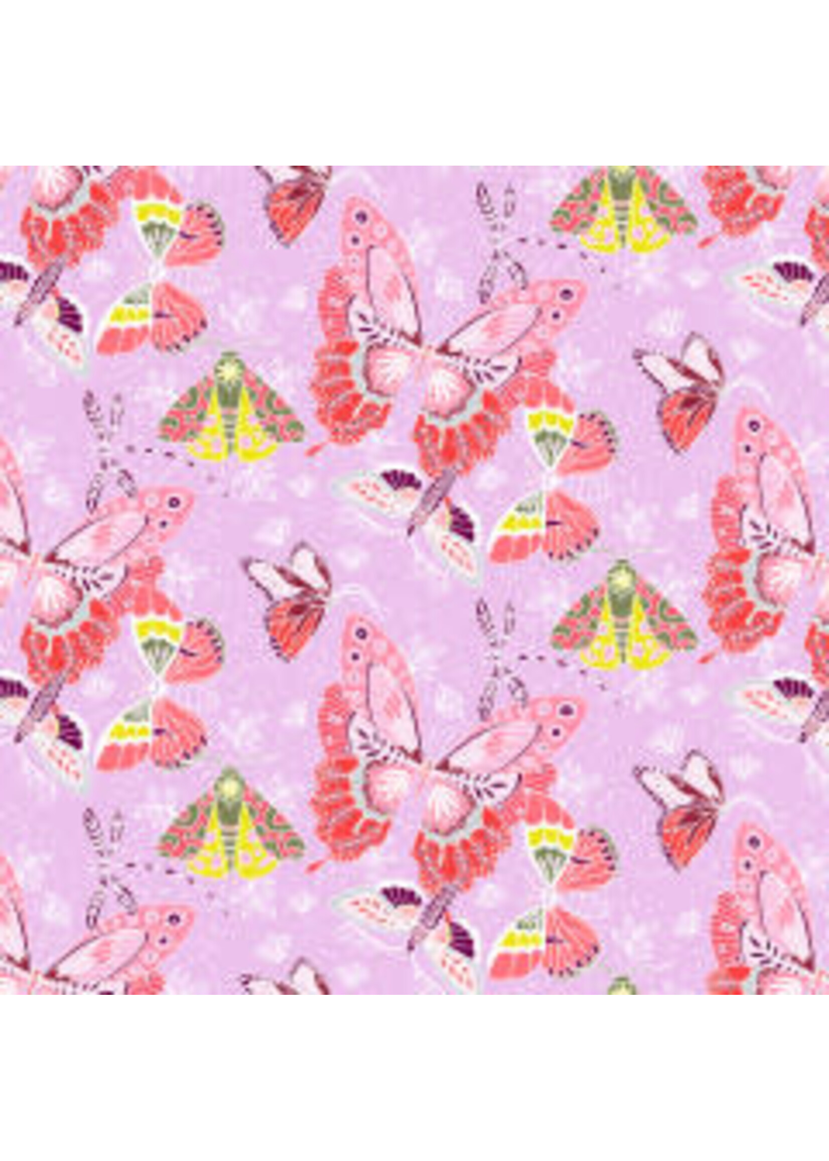 Windham Fabrics Aerial - Flock - Lilac - Coupon - 100 cm x 110 cm