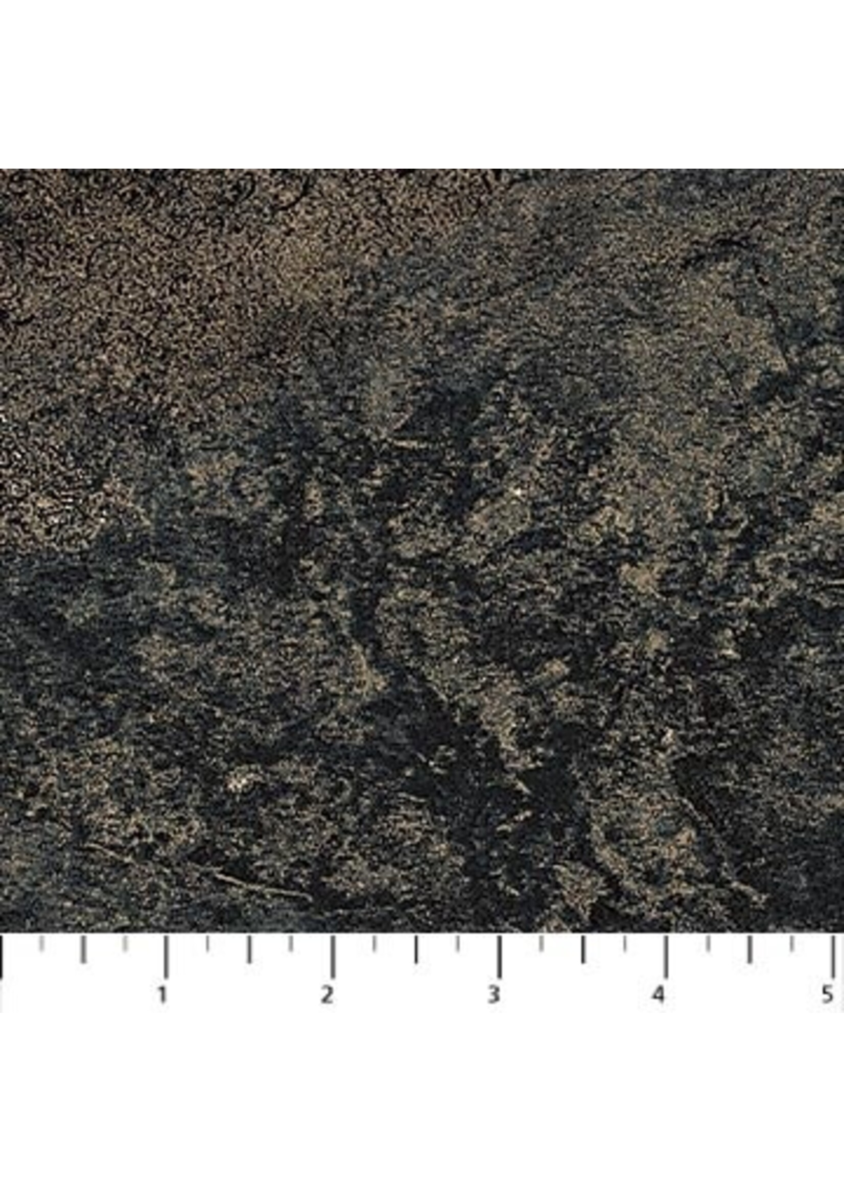 Northcott Stonehenge Gradation - Slate -Siena Marble - Coupon - 100 cm x 110 cm