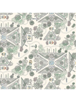 Riley Blake Designs Jane Austen - Mansfield Park - Landscape - Cream - C15205