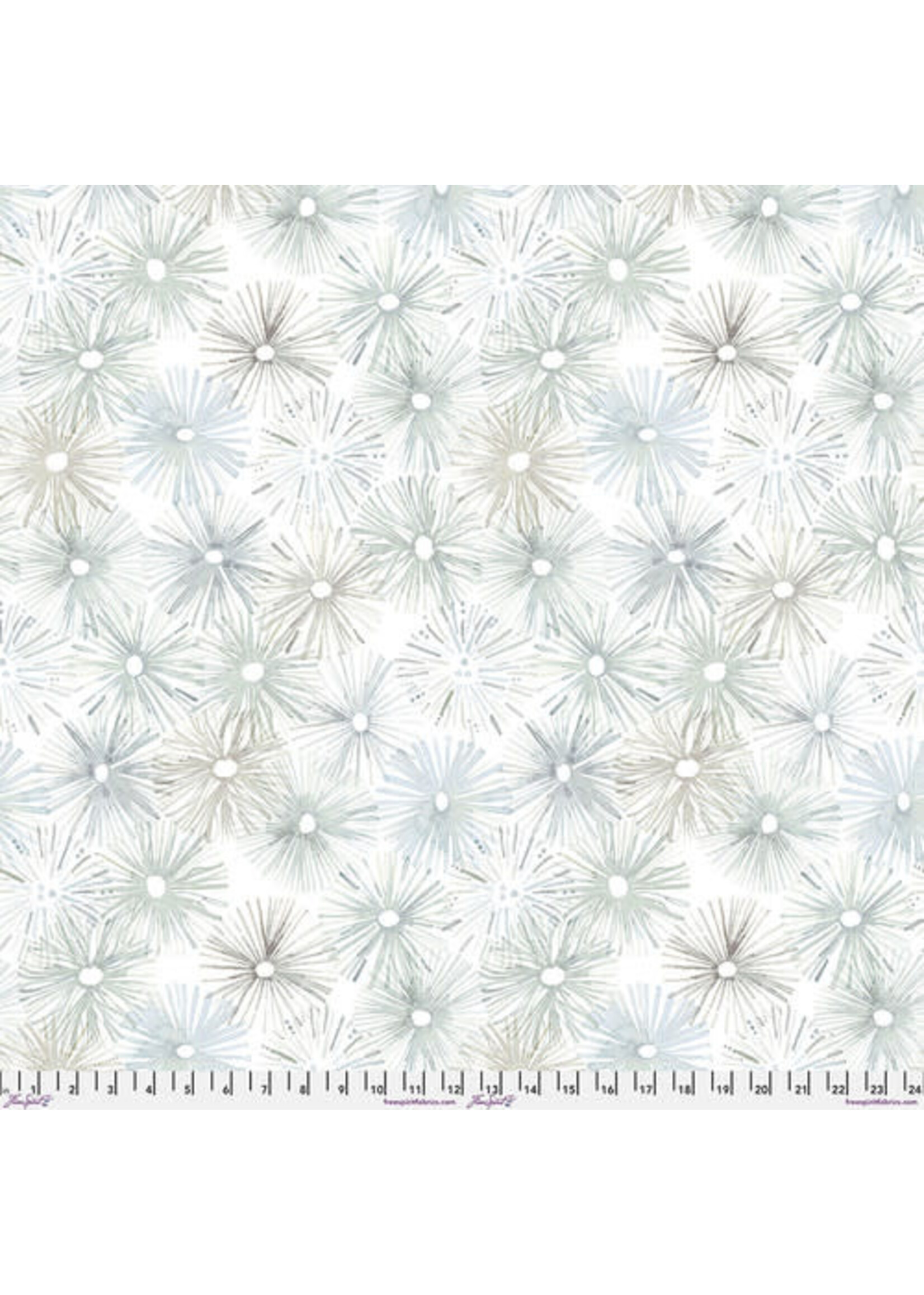 Free Spirit Fabrics Sea Sisters - Baking Fabric - Watercolor Urchins - Salt