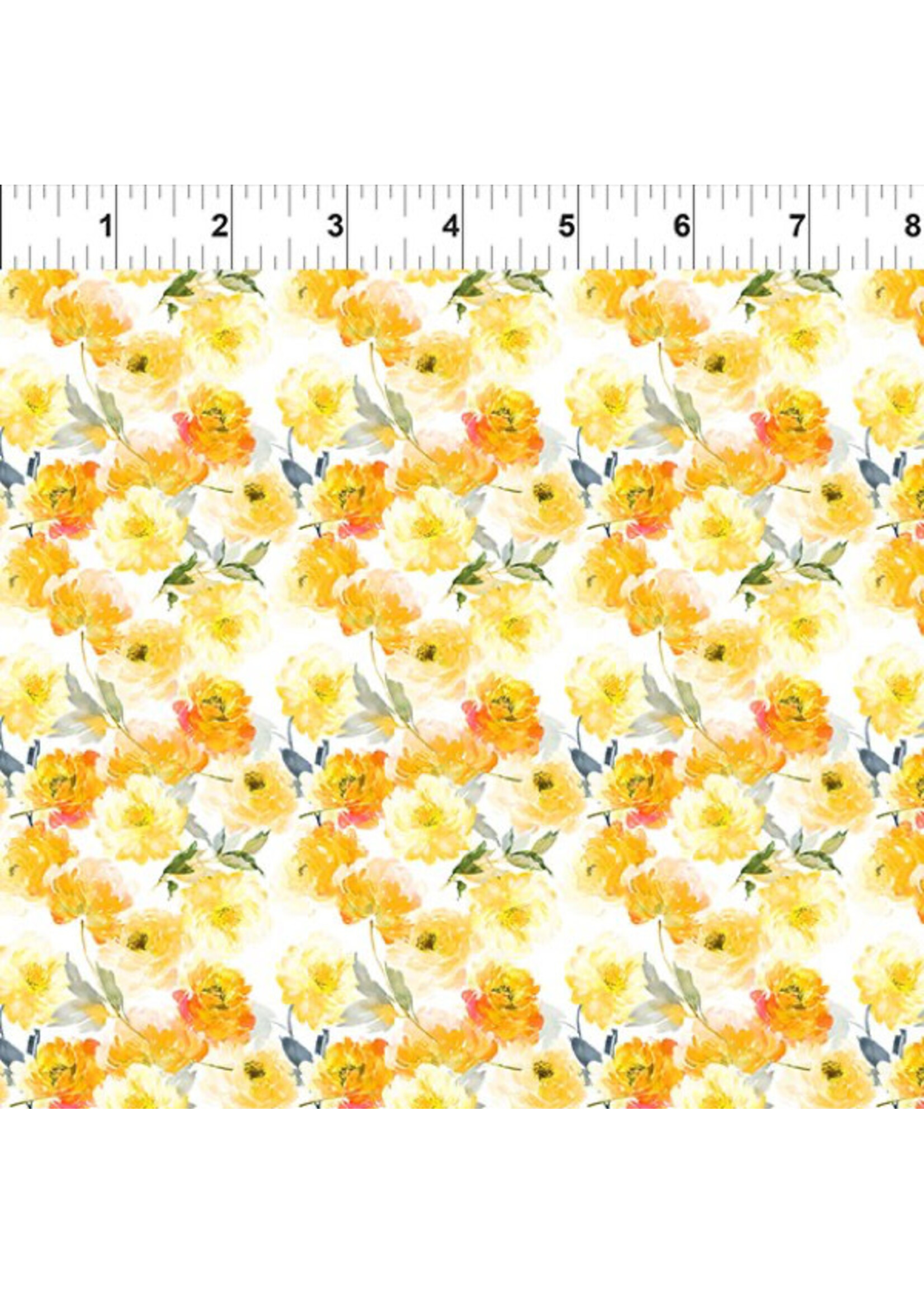 In The Beginning Watercolor Beauty - Peony - Gold