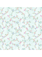 Henry Glass Fabrics Dorothy Jean s Flower Garden - Trailing Vines - Blue - 677