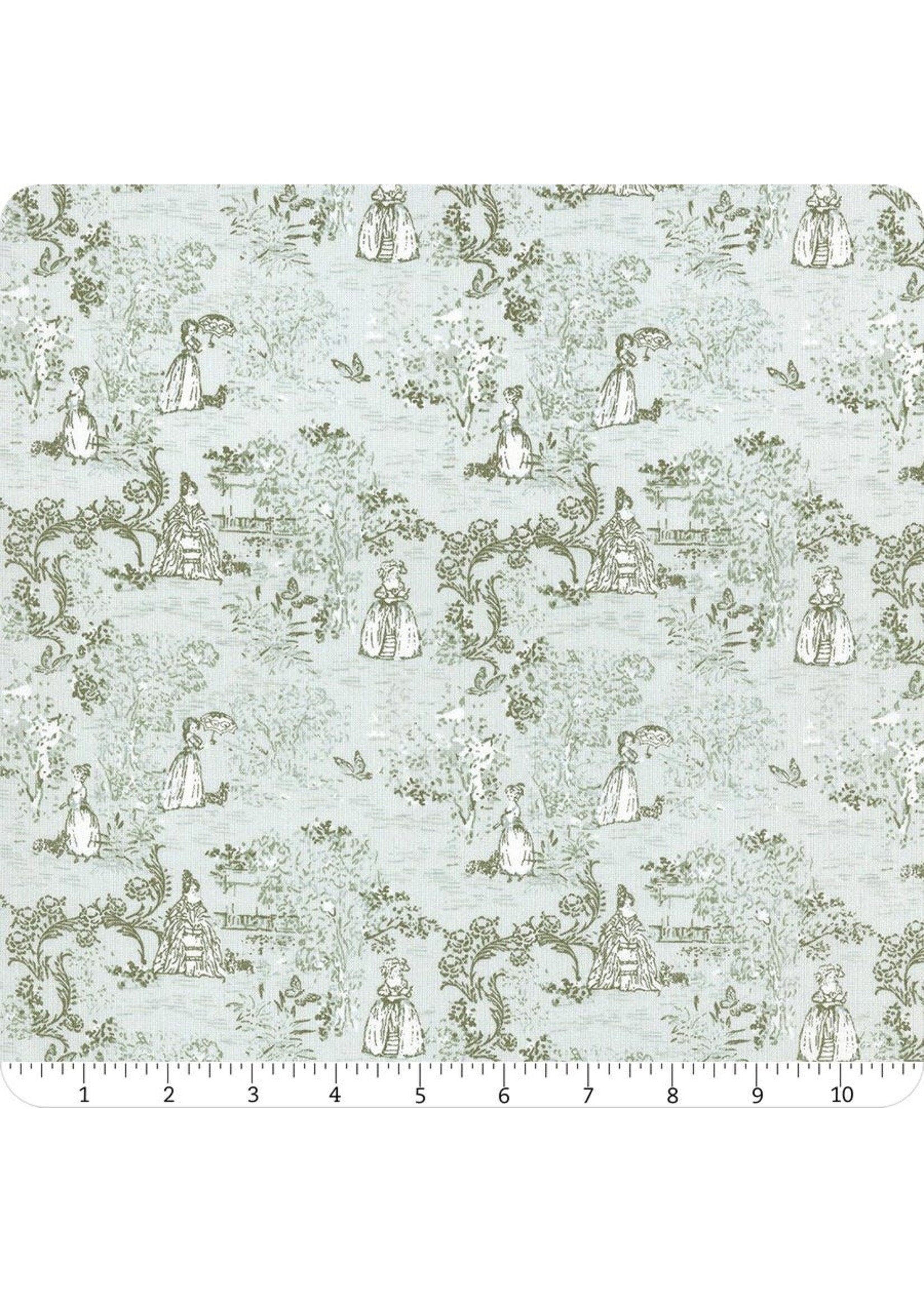 Lecien Fabrics Madame Fleur - Green