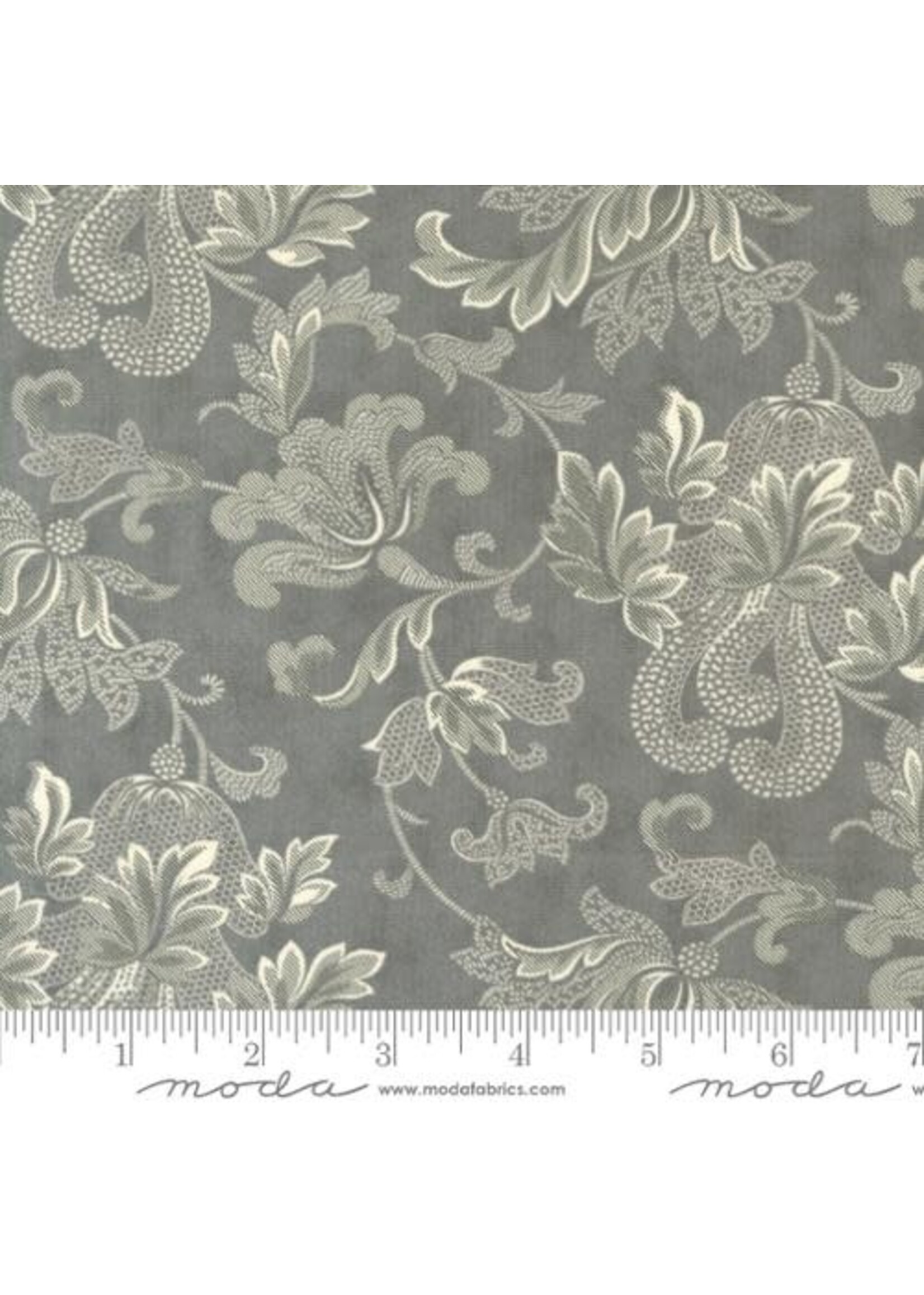 Moda Fabrics Collections Cause Etchings - Charcoal