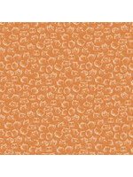 Windham Fabrics Purrfect Day - Cat Faces - Melon