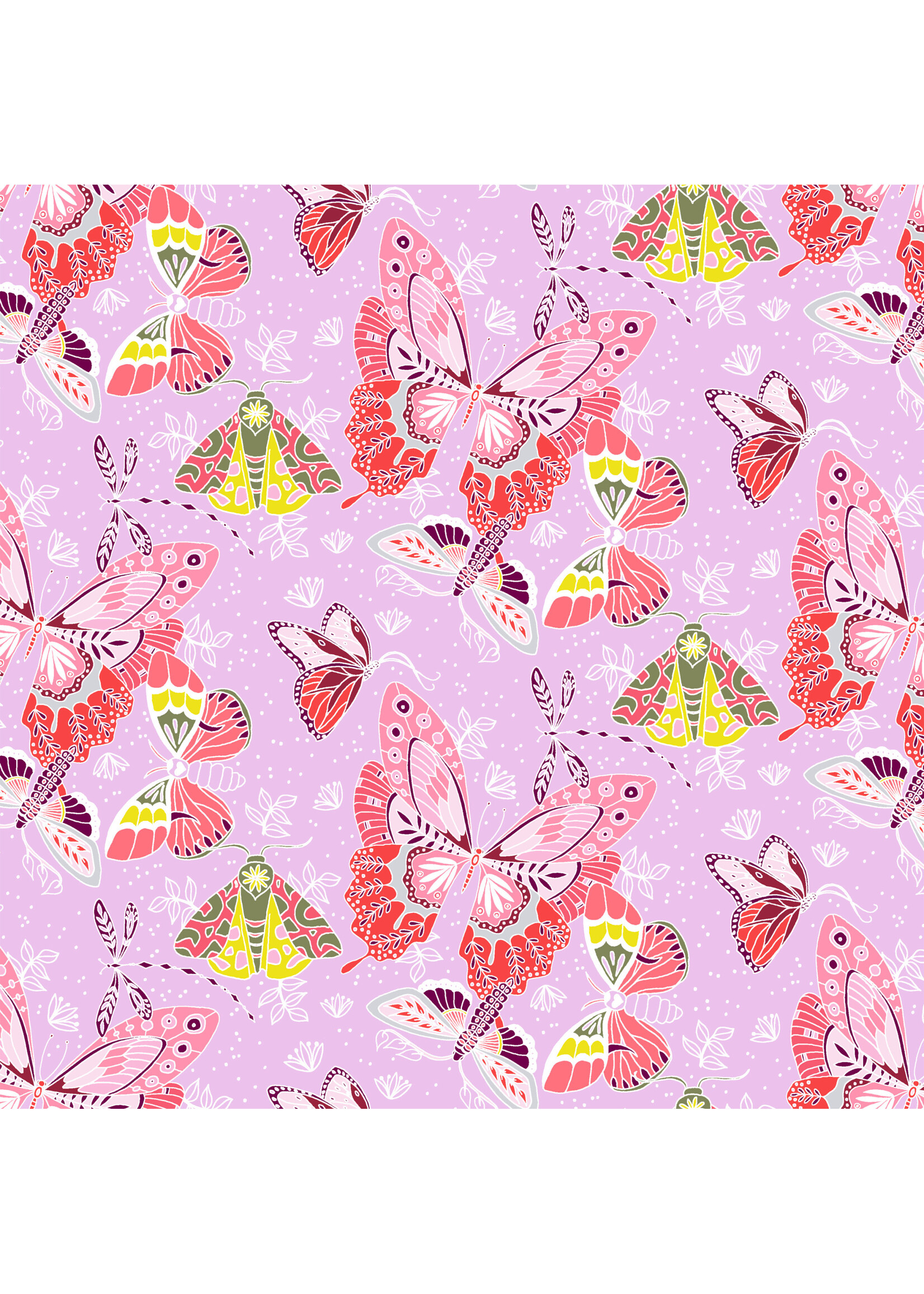 Windham Fabrics Aerial - Flock - Lilac