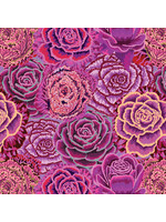 Benartex Studio Not Your Mama´s Garden - Center Of Garden - Rose