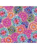 Henry Glass Fabrics Bright Starburst - Multi long Quarter (25 cm x 110 cm)