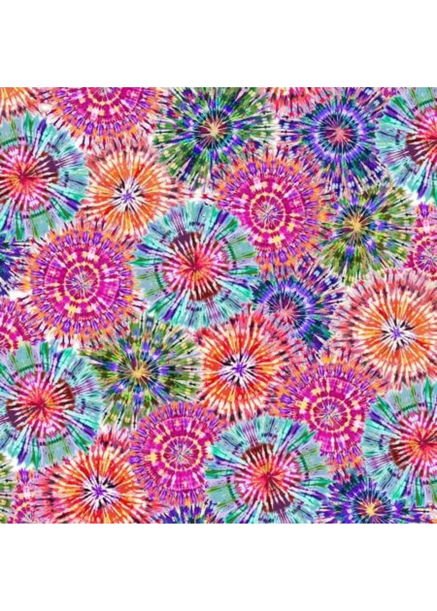 Henry Glass Fabrics Bright Starburst - Multi long Quarter (25 cm x 110 cm)