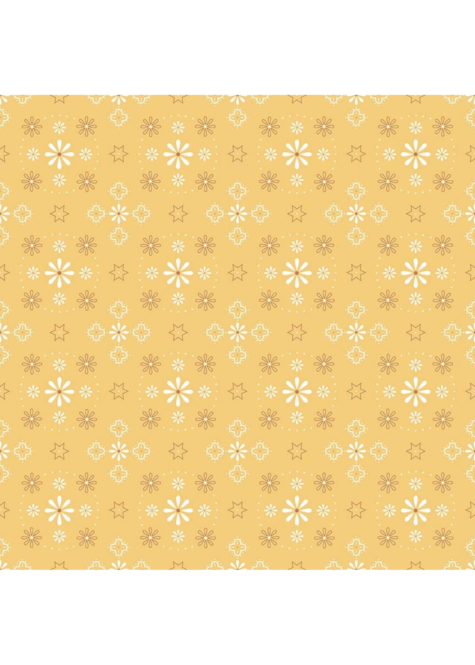 Riley Blake Designs Lori Holt - Bee Backings & Borders - Bandana - Honey