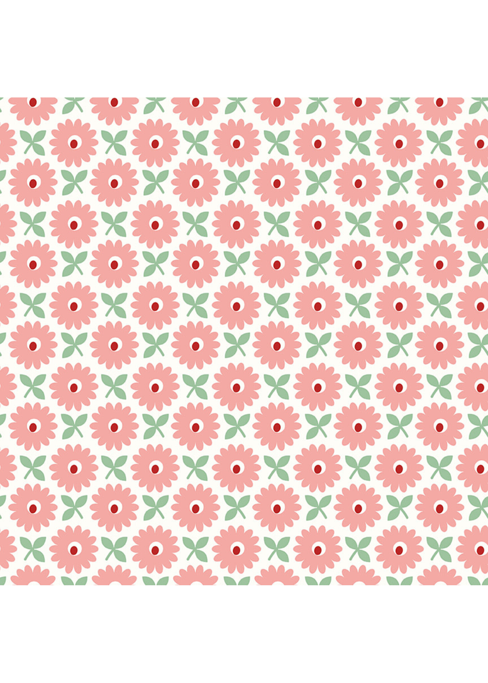 Riley Blake Designs Lori Holt - Home Town - Heirloom - Coral - 13601