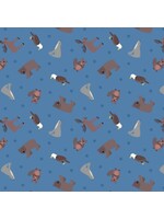 Lewis & Irene Small Things - World Animals - Blue