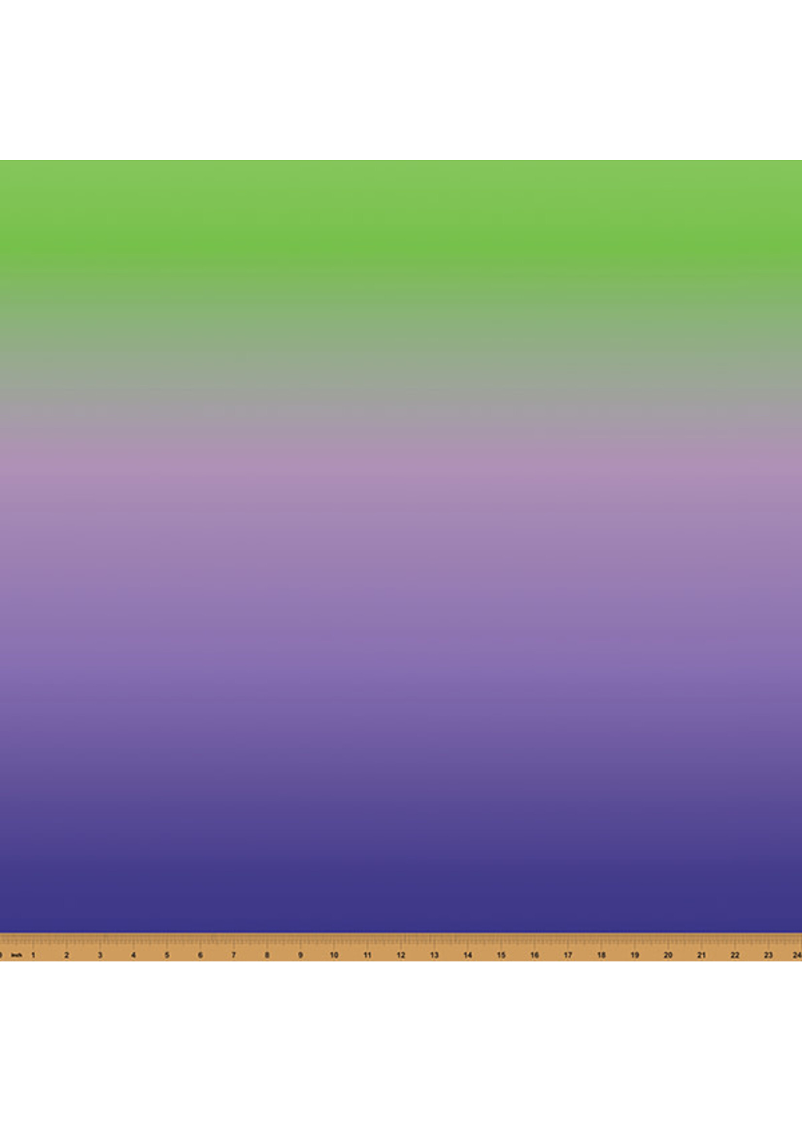 Hoffman Fabrics Whimsical Flower Garden - Lime - W5541-71