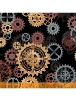 Windham Fabrics Steam Punk - Black