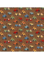 Makower Fun Farm - Tractor - Brown - 067V