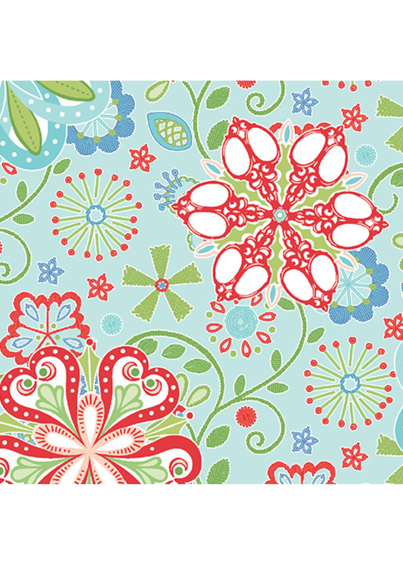 Benartex Studio Sewing Room - Medallions - Aqua