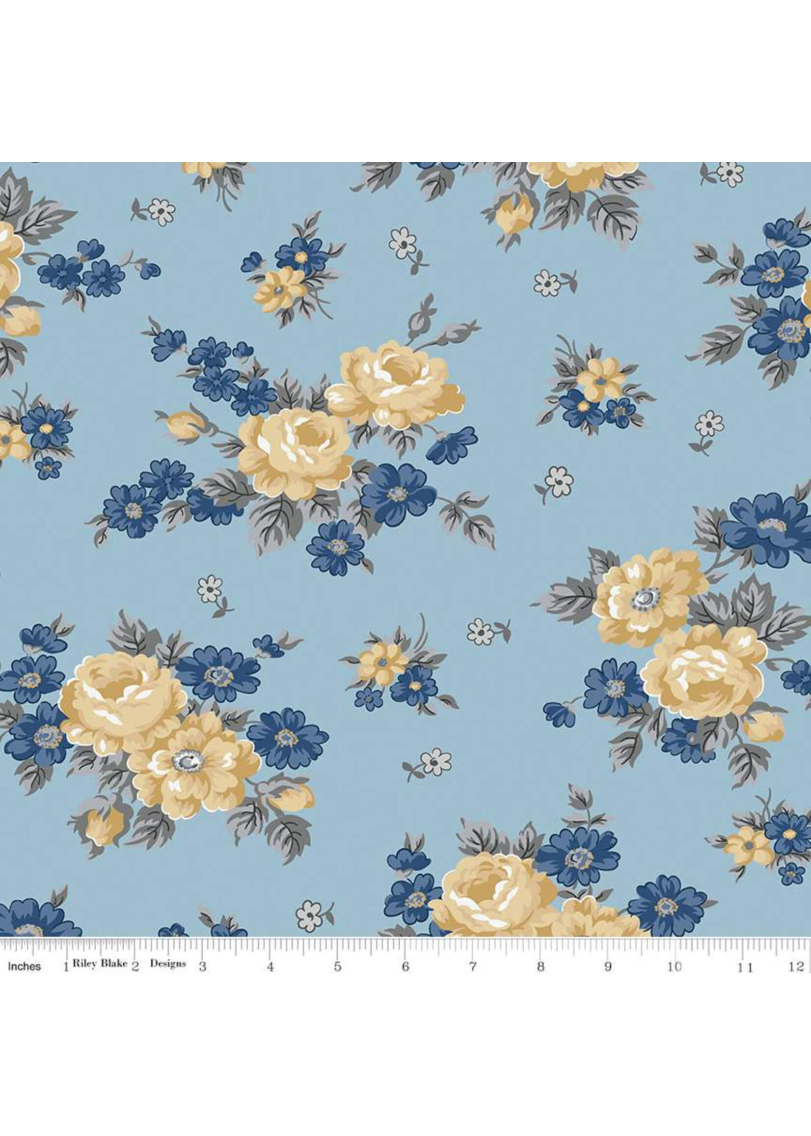 Riley Blake Designs Delightful - Main - Blue