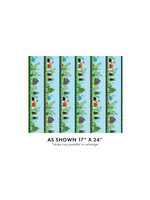 Benartex Studio Frogtastic - Stripe - Turquoise