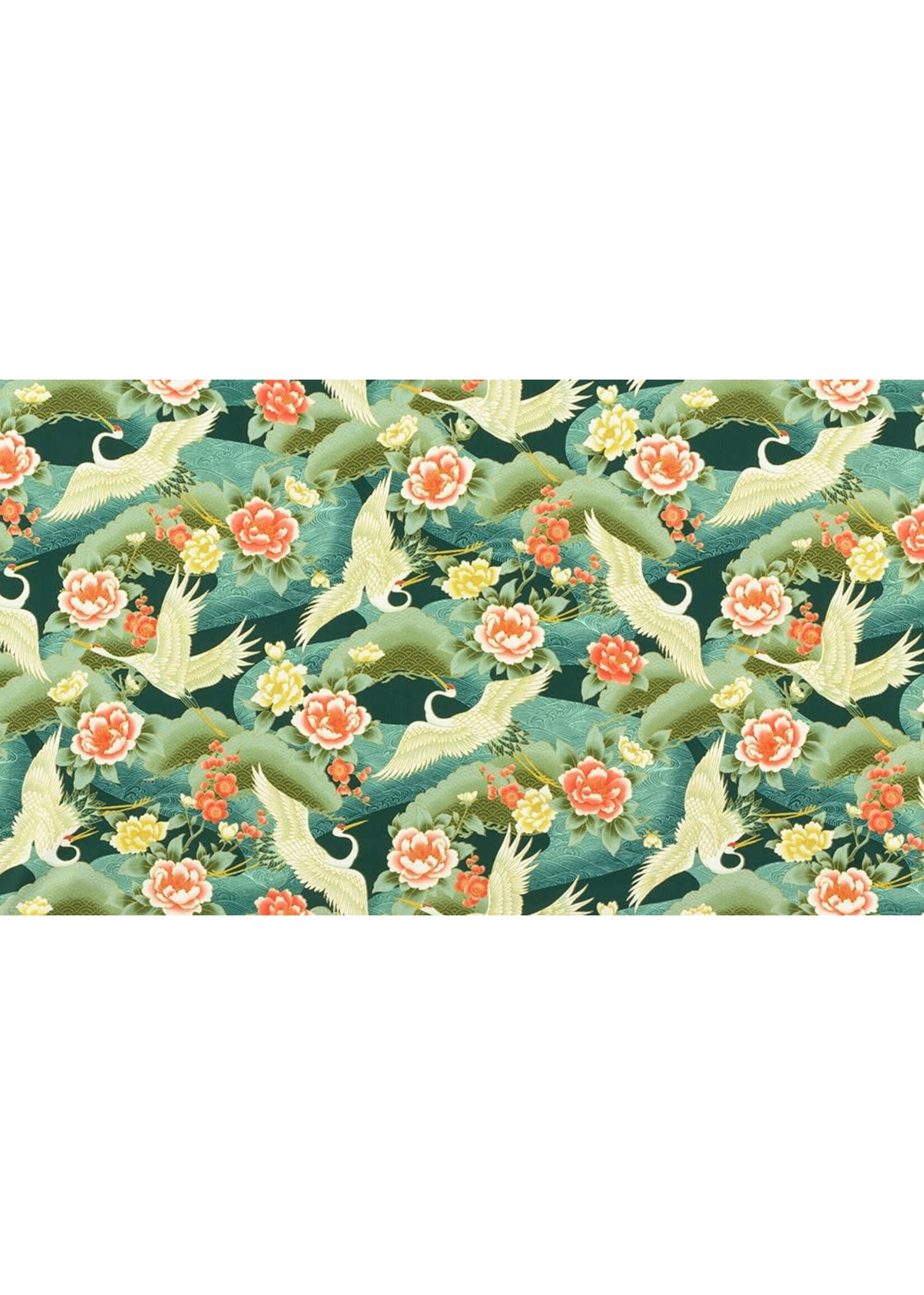 Robert Kaufman Imperial Collection - Honoka - Teal - 21930-213