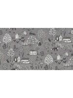 Makower Grove - Scenic Sky - Mid Grey