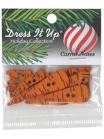 Dress it up Knopen - Carrot Noses