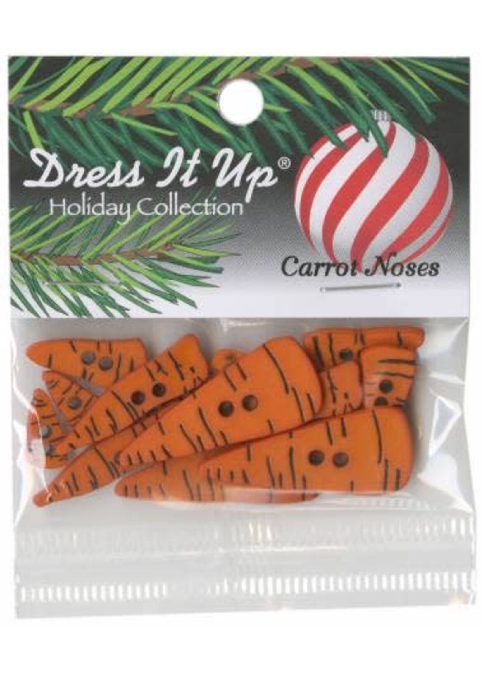 Dress it up Knopen - Carrot Noses