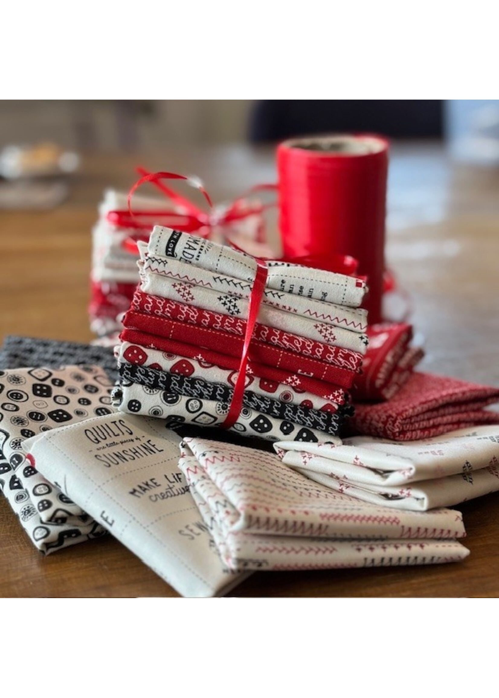 Moda Fabrics Stofpakket - Sweetwater - Threads - 9 Long Eights 25 x 55 cm