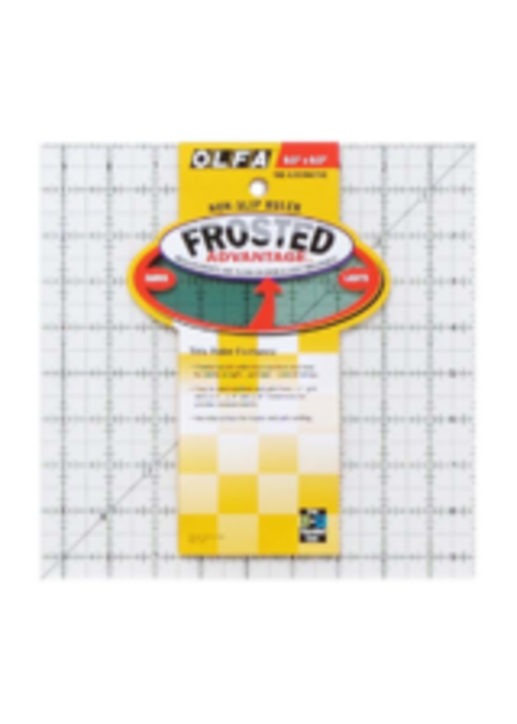 Olfa Liniaal - Frosted - Square - 9,5 inch