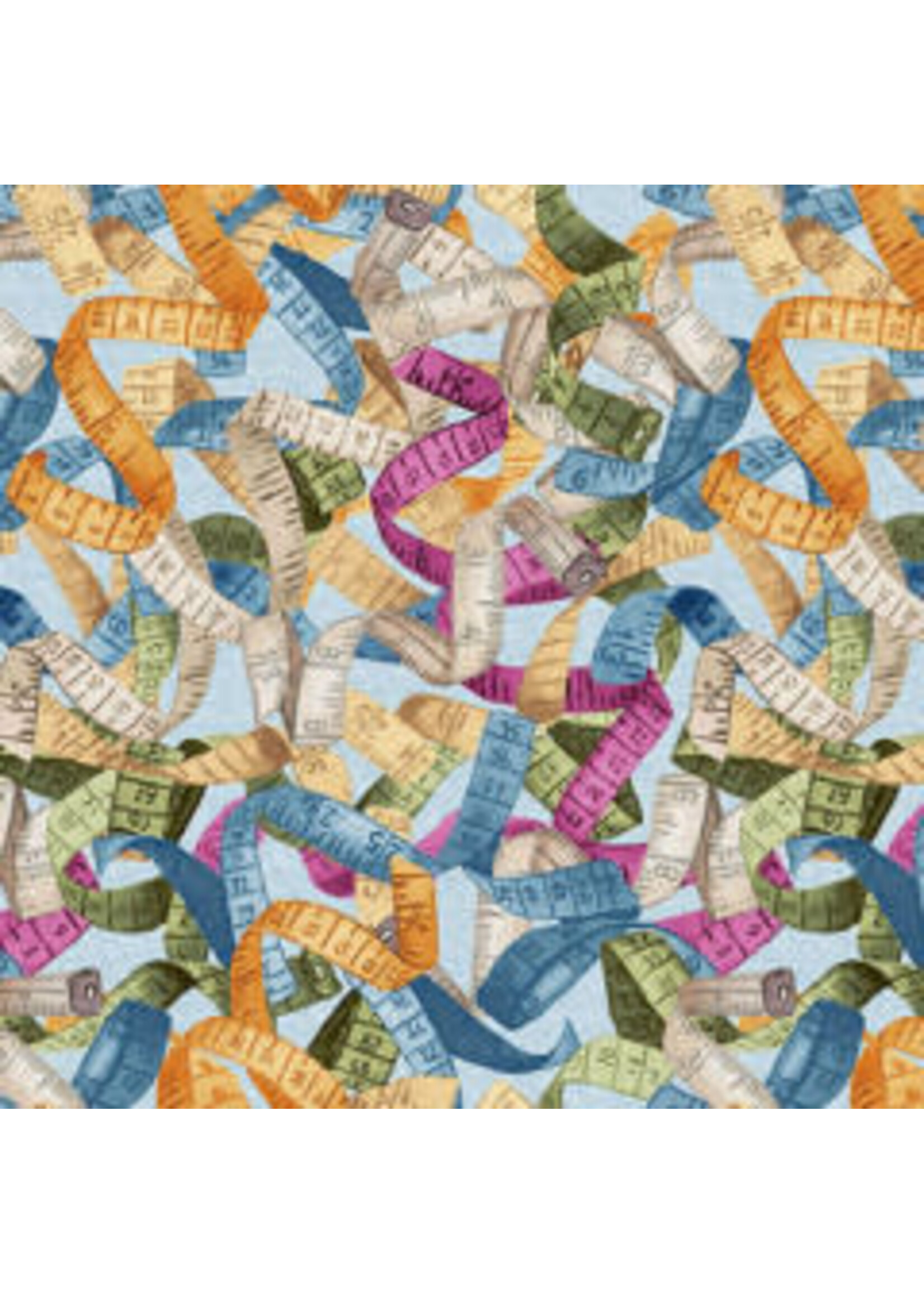 Blank Quilting Atelier - Light Blue - Coupon - 80 cm x 110 cm