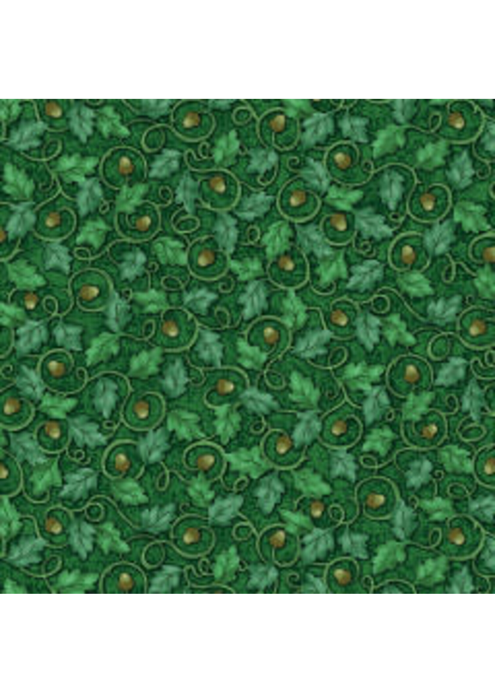 Benartex Studio Wander Lane - Acorns - Forest - Coupon - 80 cm x 110 cm