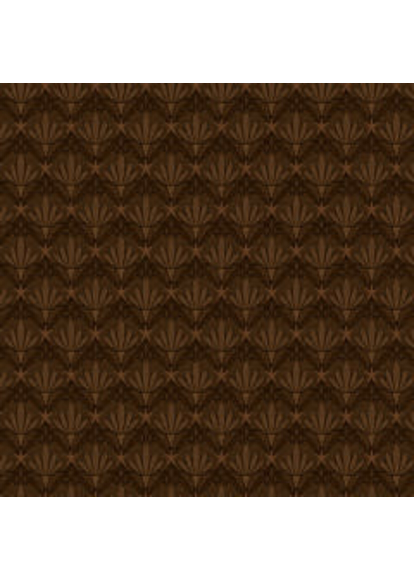 Henry Glass Fabrics Plant Kindness - Pumkin Blossom - Brown - Coupon - 95 cm x 110 cm