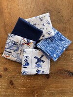 Stofpakket - Holland blauw - 5 Long Eights