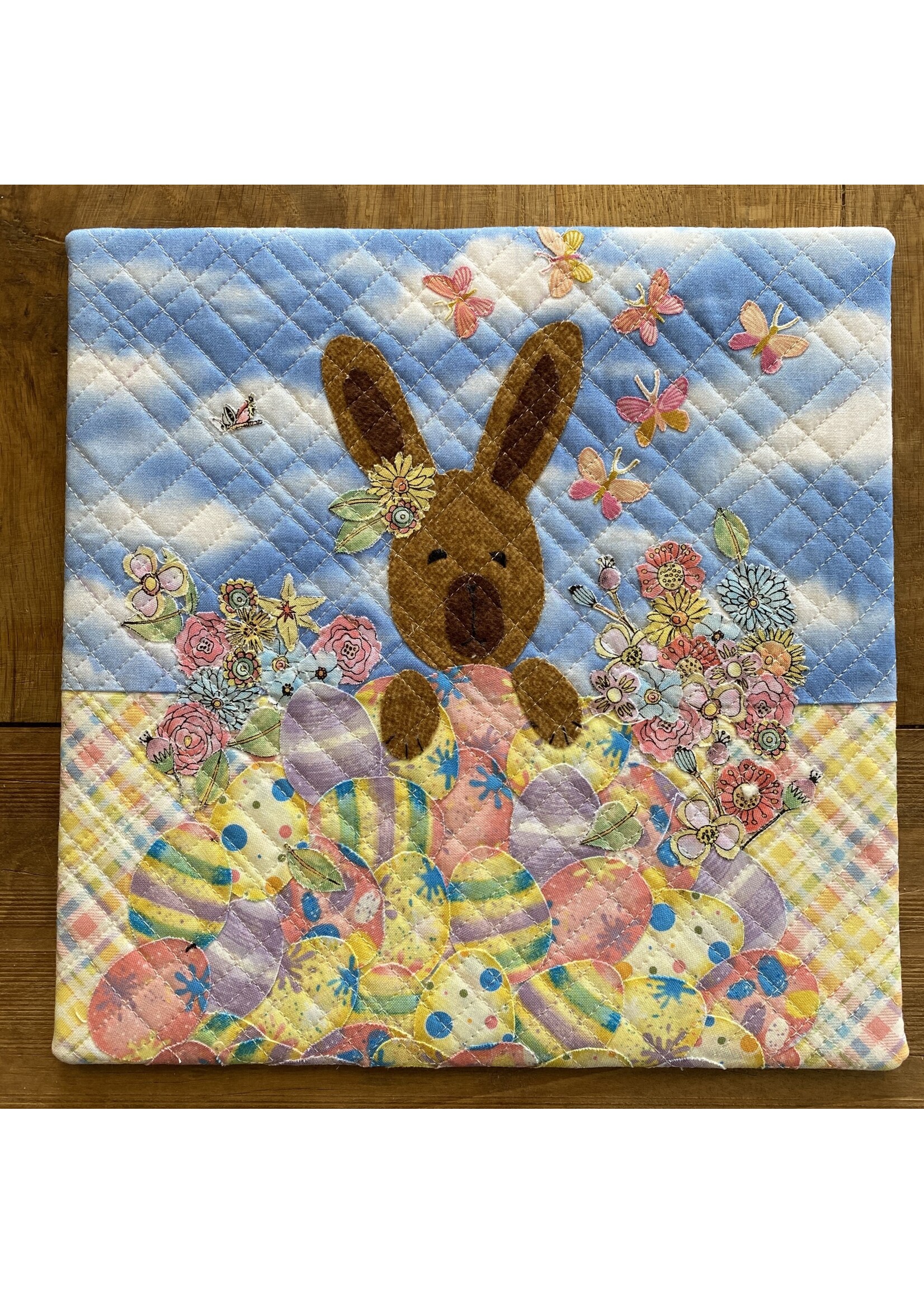 Laura Heine Stofpakketje met Patroon Collage - Whatevers - Paashaas