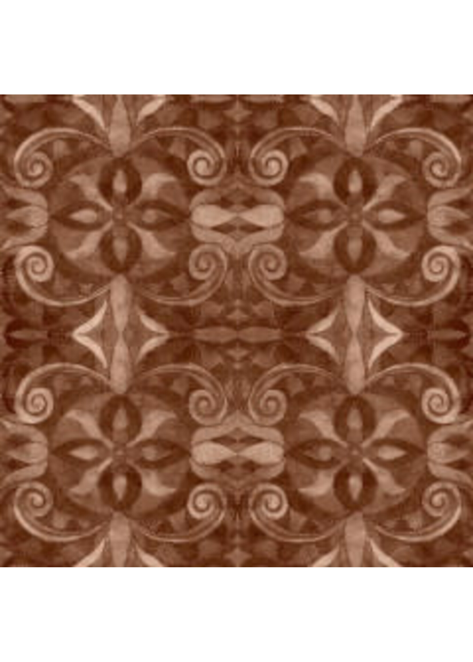 Blank Quilting Baroque - Bruin - Coupon - 110 cm x 275 cm