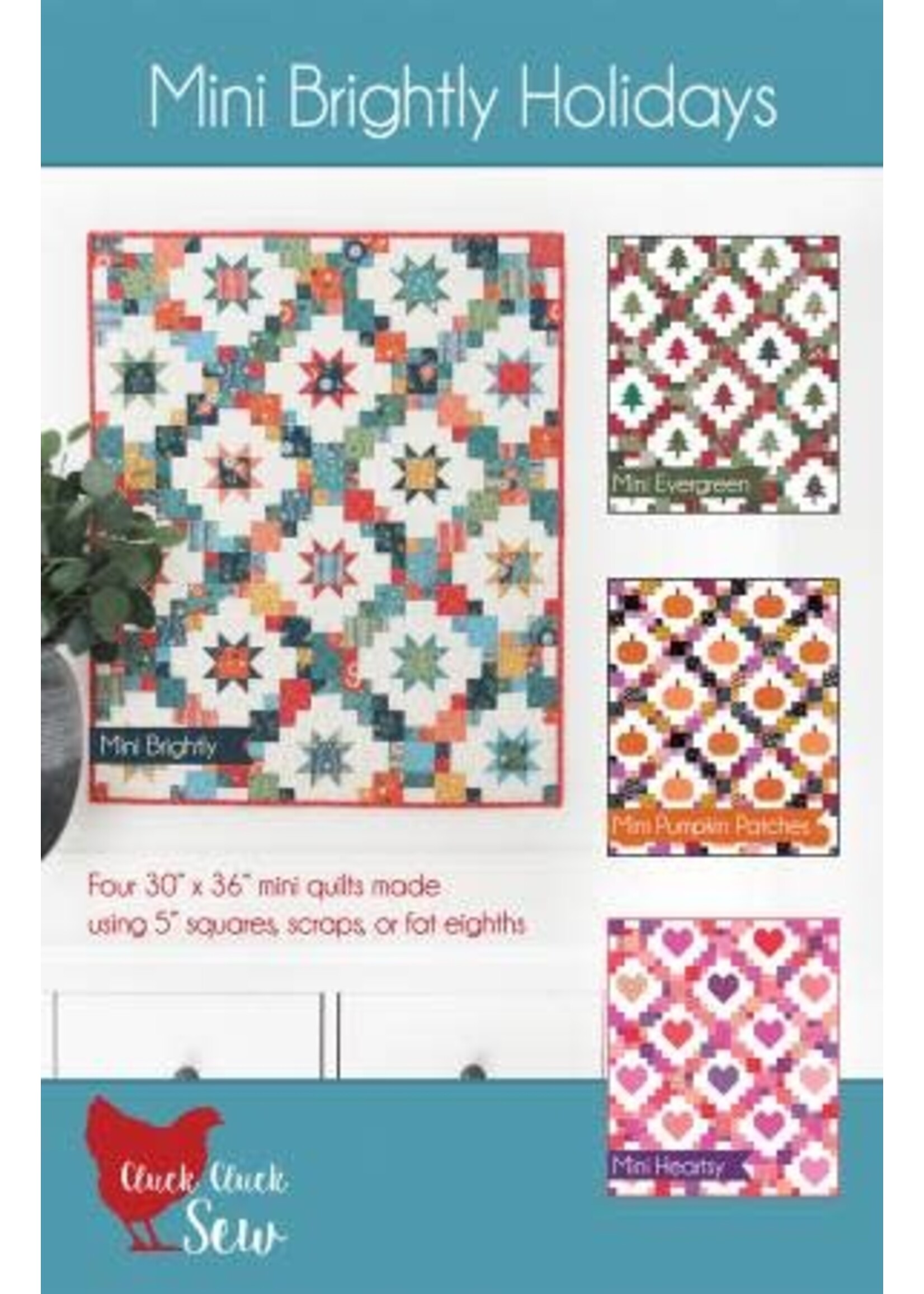 Cluck Cluck Sew Patroon - Mini Brightly - Holidays