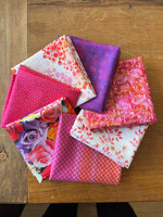 Stofpakket - Rozen roze - 7  Long Eights