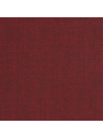 Makower Linen Texture - Burgundy - 1473R8 - Coupon - 85 cm x 110 cm