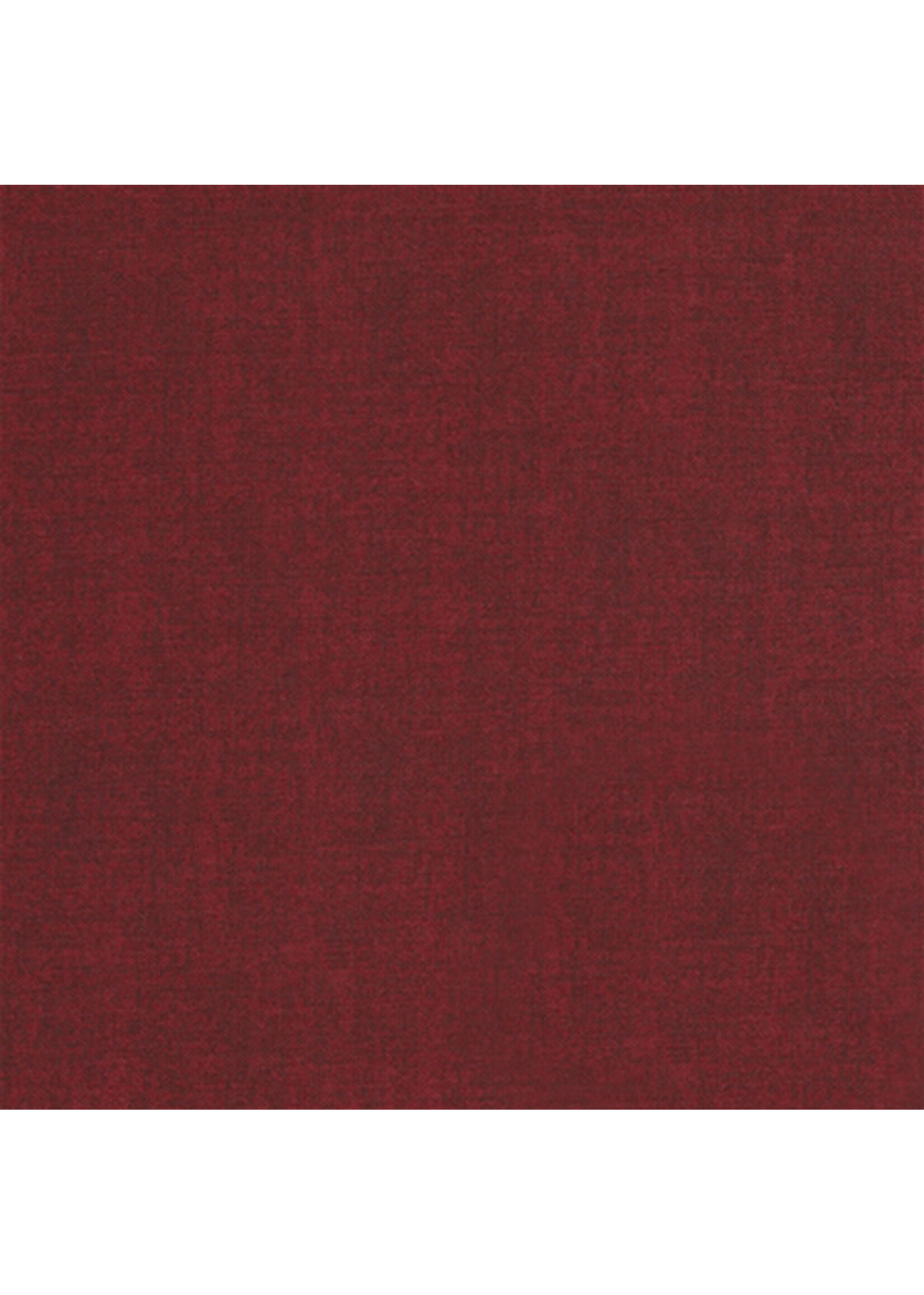 Makower Linen Texture - Burgundy - 1473R8 - Coupon - 85 cm x 110 cm