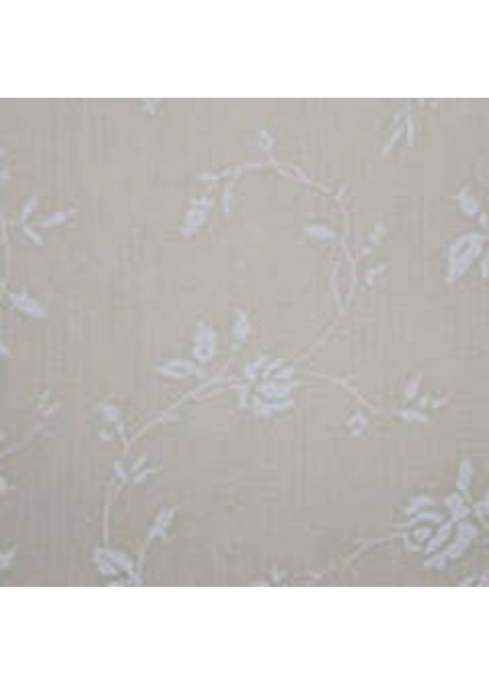 Stof Fabrics Muslin Prints - Flower - Off-White - Coupon - 140 cm x 275 cm