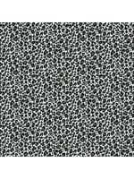 Makower Around The World - Leopard - Black - Coupon - 80 cm x 110 cm