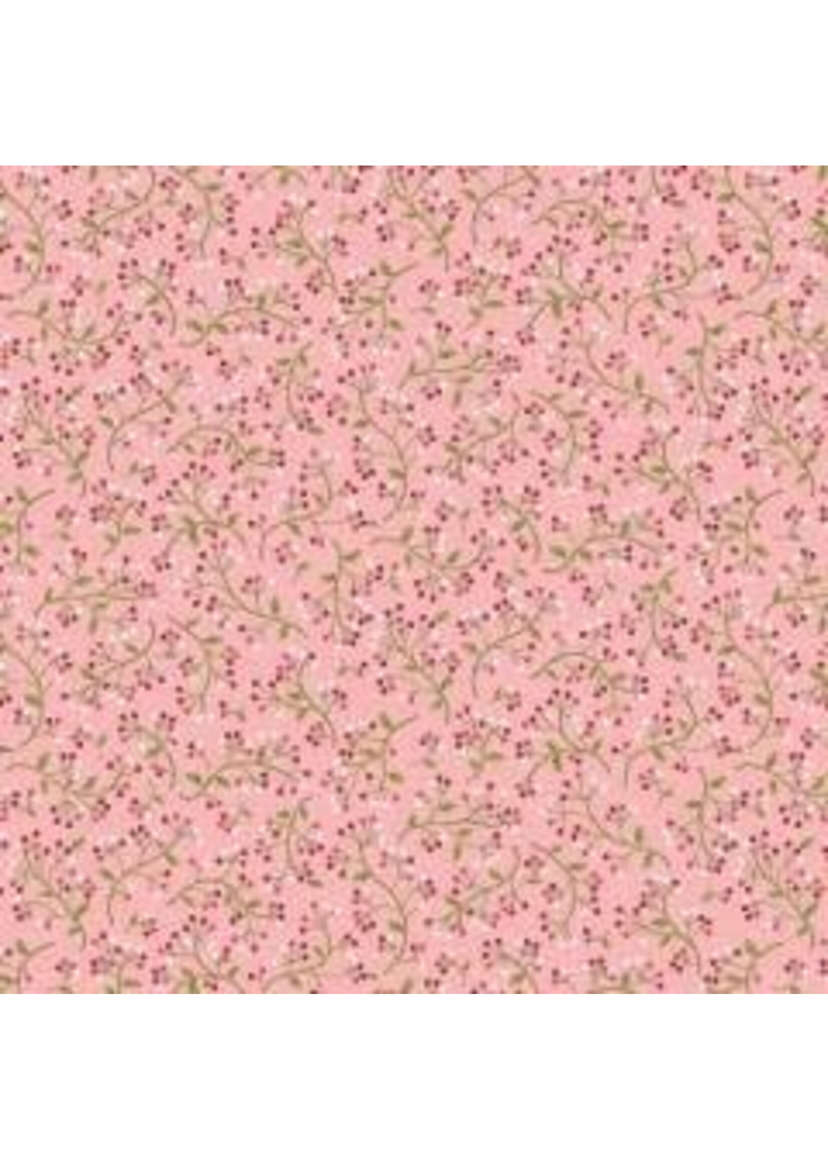 Benartex Studio Wander Lane - Wild Berry - Coral - Coupon - 70 cm x 110 cm
