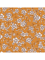 Benartex Studio Wander Lane - Winter Rose - Pumpkin