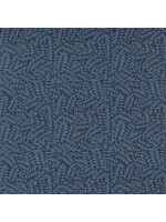 Moda Fabrics Morris Manor - Branch Blenders Leaf Vine - Twilight - Coupon - 90 cm x 110 cm