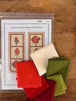 Stofpakket - Roosje, Tulp - 5 Long Eights +1 Long quarter